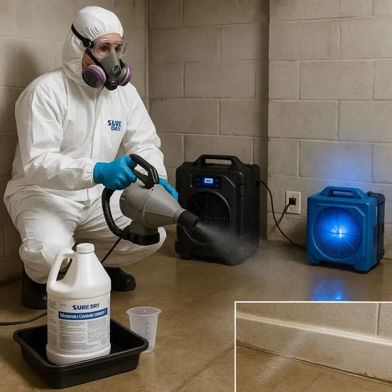 Sanitization and Odor Removal process in Goleta, CA